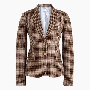Houndstooth schoolboy blazer